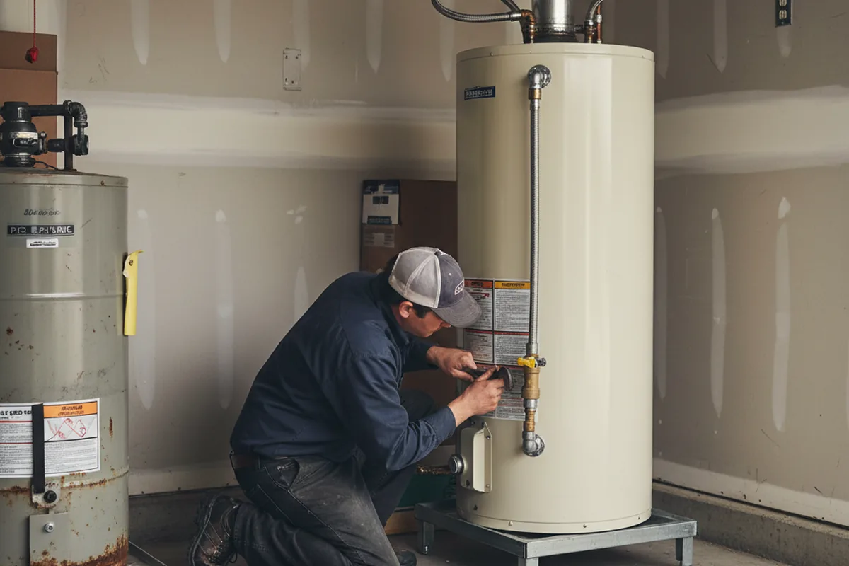 Water heater and shutoff valve replacement in Loveland