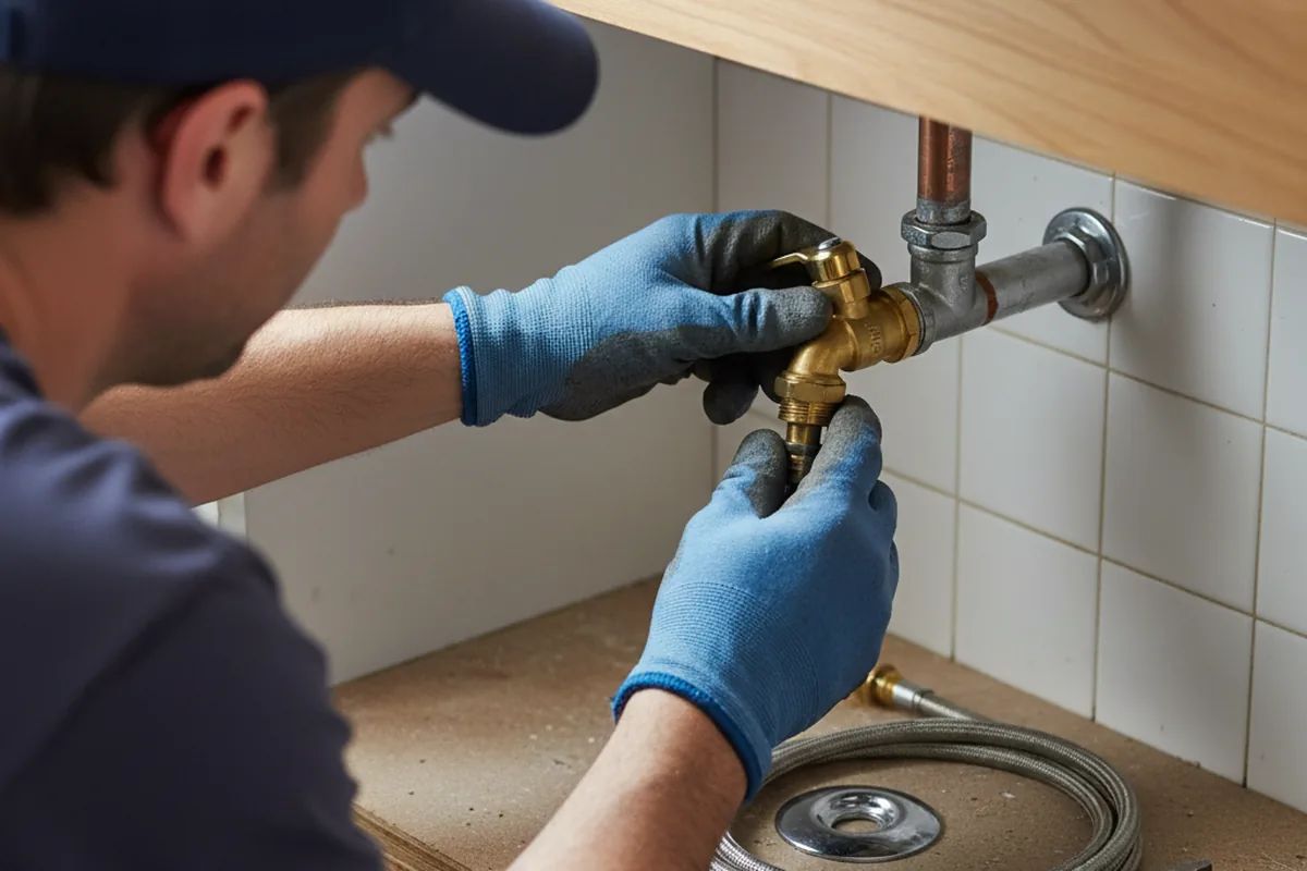 Shutoff valve and fitting work during Emergency Plumbing in Loveland
